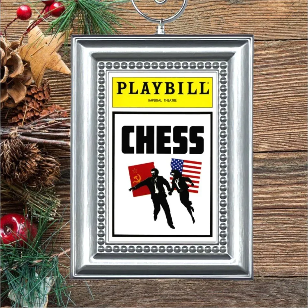Chess Broadway Musical Playbill Christmas Tree‎ Ornament